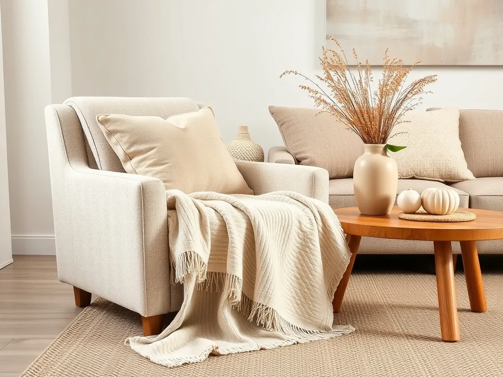 Beżowe dodatki do salonu: jak wprowadzić harmonię i styl?