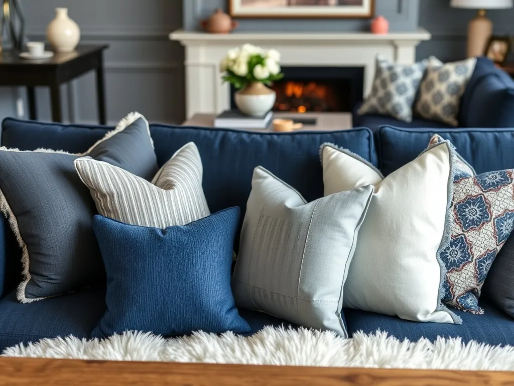 Jakie poduszki do granatowej kanapy? Oto najlepsze propozycje!